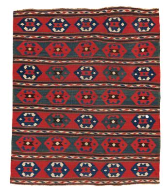Shah Savan Kilim, Azerbaijan, c. 220 x 180 cm, - Oriental Carpets, Textiles and Tapestries