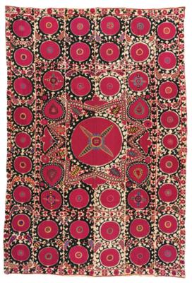 Taschkent Susani, Usbekistan, ca. 320 x 220 cm, - Orientteppiche, Textilien & Tapisserien