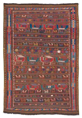 Verneh, East Caucasus, c. 204 x 138 cm, - Oriental Carpets, Textiles and Tapestries