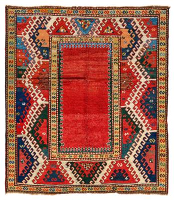 Bordjalu, Südwestkaukasus, ca. 180 x 135 cm, - Oriental Carpets, Textiles and Tapestries