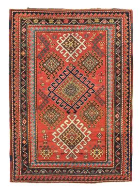 Bordjalu, Südwestkaukasus, ca. 200 x 145 cm, - Oriental Carpets, Textiles and Tapestries