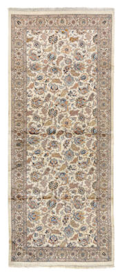 Ghom Seide fein, Iran, ca. 198 x 84 cm, - Oriental Carpets, Textiles and Tapestries