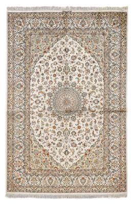 Ghom Seide fein, Iran, ca. 199 x 130 cm, - Orientální koberce, textilie a tapiserie