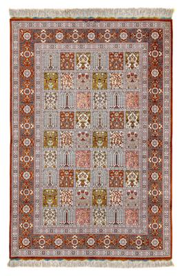 Ghom Seide, Iran, ca. 150 x 99 cm, - Oriental Carpets, Textiles and Tapestries