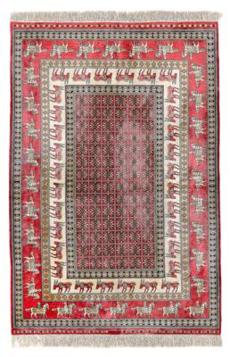 Hereke Seide 8 x 8, Westanatolien ca. 185 x 125 cm, - Orientteppiche, Textilien & Tapisserien