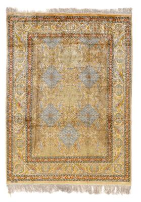 Hereke Seide 8 x 8, Westanatolien, ca. 265 x 199 cm, - Oriental Carpets, Textiles and Tapestries