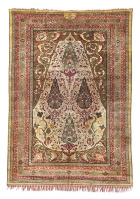 Hereke Seide, Westanatolien, ca. 210 x 147 cm, - Oriental Carpets, Textiles and Tapestries