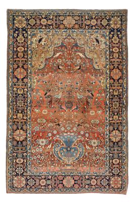 Keschan Mochtaschem, Iran, ca. 200 x 128 cm, - Orientteppiche, Textilien & Tapisserien