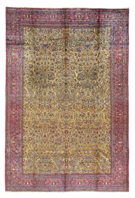 Keschan Seide, Iran, ca. 448x 300 cm, - Oriental Carpets, Textiles and Tapestries