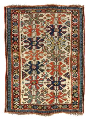 Kurdischer Knüpfteppich, Iran, ca. 148 x 110 cm, - Oriental Carpets, Textiles and Tapestries