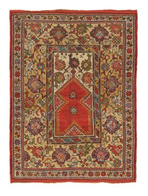 Melas, Westanatolien, ca. 148 x 111 cm, - Oriental Carpets, Textiles and Tapestries