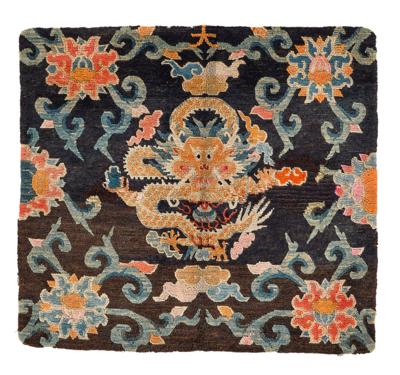 Schigatse-Jabuye, Tibet, ca. 83 x 92 cm, - Oriental Carpets, Textiles and Tapestries