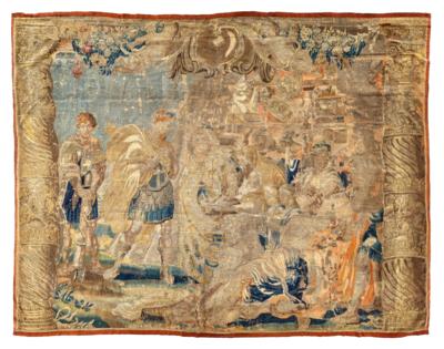 Tapisserie, Brüssel, H. 320 x B 410 cm, - Oriental Carpets, Textiles and Tapestries