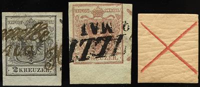 */Briefstück/gestempelt - Österreich Nr. 2 H Ia, - Briefmarken