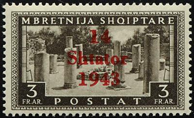 ** - D. Besetzung Albanien Nr. 1/21, - Stamps