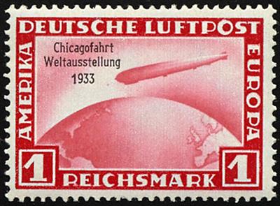 ** - D.Reich Nr. 496/98 (Chicagofahrt), - Briefmarken