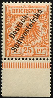 **/* - D. Südwestafrika Nr. 9 ** (unteres Randstück), - Briefmarken