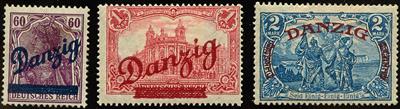 * - Danzig Nr. 47/49 (sogen. "Großer - Briefmarken
