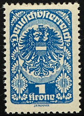 * - Österr. Nr. 274 x c (tiefblau bzw. schwärzlichultramarin), - Známky