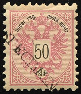 * - Österreich Levante Nr. 8/13 und Nr. 14 (diese links oben kurzer Eckzahn) alle mit "SPECIMEN" Handstempelaufdrucken, - Stamps