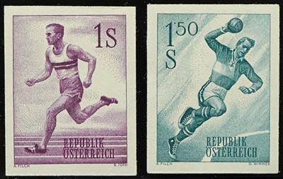 ** - Österreich Nr. 1069 U/70 U (Sport), - Briefmarken
