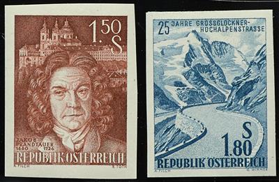 ** - Österreich Nr. 1079 U/80 U (Prandtauer bzw. Hochalpenstraße), - Stamps