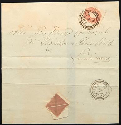 */(*)/Poststück - Sammlung Lombardei mit ND, - Briefmarken