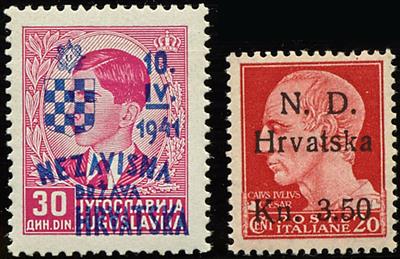 **/* - Sammlung Kroatien 1941/1945, - Briefmarken