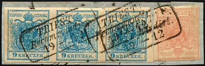Briefstück - Österr. Nr. 5 M III b - Stamps