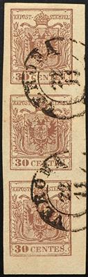 gestempelt - Lombardei-Venetien Nr. 4 M, - Stamps