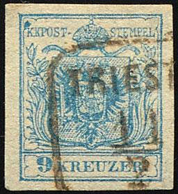 gestempelt - Österreich Spezialpartie Nr. 5 H/M Plattenfehler, - Stamps