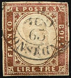 gestempelt - Sardinien Nr. 15 (1861, - Stamps