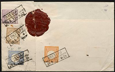 Poststück - D.Reich 1872/1873, - Známky