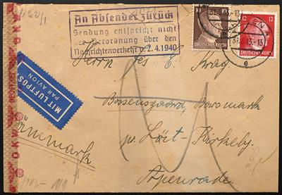 Poststück - D.Reich, - Briefmarken