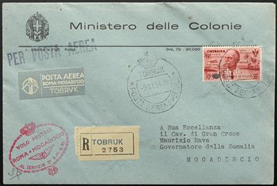 Poststück - Italienische Kolonien 1934, - Briefmarken