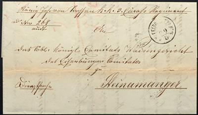 Poststück - Österr. Feldpost 1866: portofreier - Briefmarken