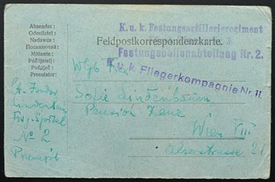 Poststück - Österr. Feldpost WK I, - Briefmarken