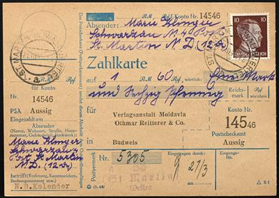 Poststück - Ostmark 1945 Niederösterreich - Briefmarken
