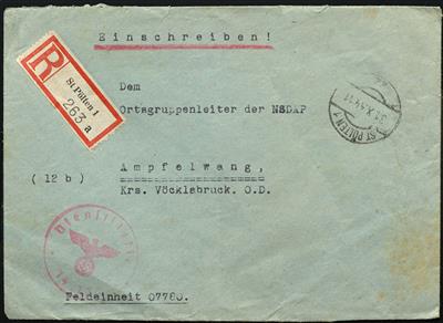 Poststück - Partie Ostmark Feldpost bis 1945, - Francobolli
