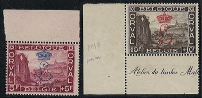 ** - Belgien Nr. 235I/43I, - Stamps