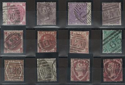 gestempelt - Großbrit., - Stamps