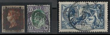 gestempelt/*/** - Sammlung Großbrit. ab 1840 mit viel Kolonien, - Briefmarken