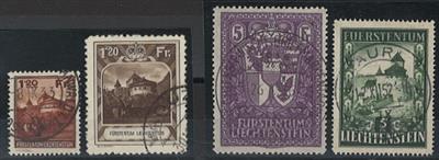 gestempelt/*/**/(*) - Sammlung Liechtenstein ca. 1912/73, - Stamps