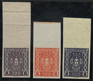** - Österr. 1922/24 Freim.-Ausg. "Frauenkopf" - Stamps