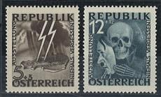 ** - Österr. Antifa nicht verausgabte Blitz/Totenkopf, - Stamps