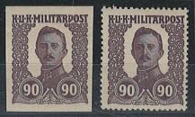 **/* - Partie Bosnien mit Österr. Feldpost, - Stamps