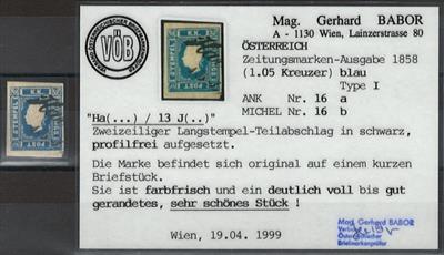 Briefstück - Österr. Nr. 16, - Briefmarken