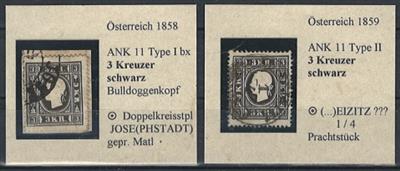 gestempelt/Briefstück - Österr. Nr. 11 I, - Briefmarken