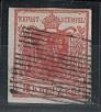 Ö Ausgabe 1850 gestempelt - Bludenz - Stummer Stempel fast komplett auf 3 Kreuzer karminrot Type I Hp, - Stamps