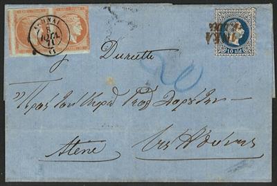 ö levante Poststück - 1871 Brief aus - Známky